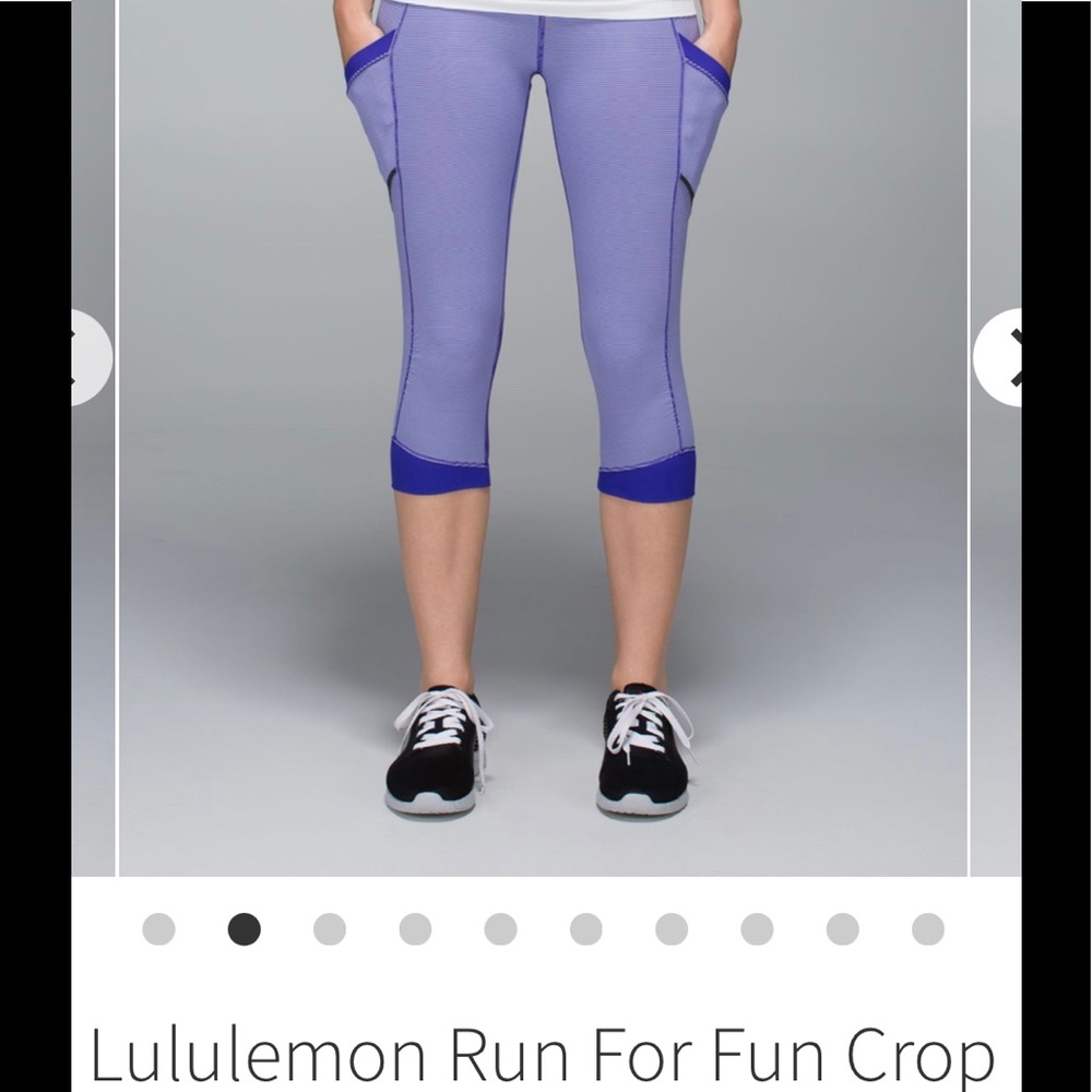 Lululemon Run For Fun Crop